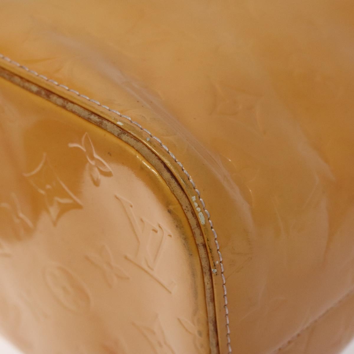 LOUIS VUITTON Monogram Vernis Houston Bag Marshmallow Pink M91302 LV Auth th6013