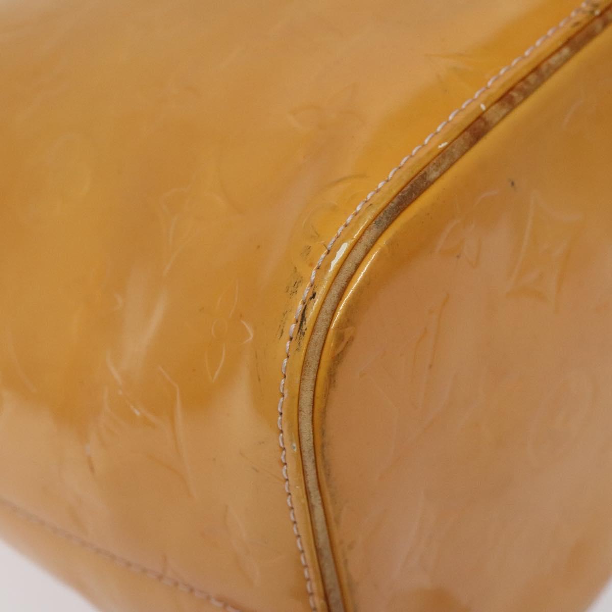 LOUIS VUITTON Monogram Vernis Houston Bag Marshmallow Pink M91302 LV Auth th6013