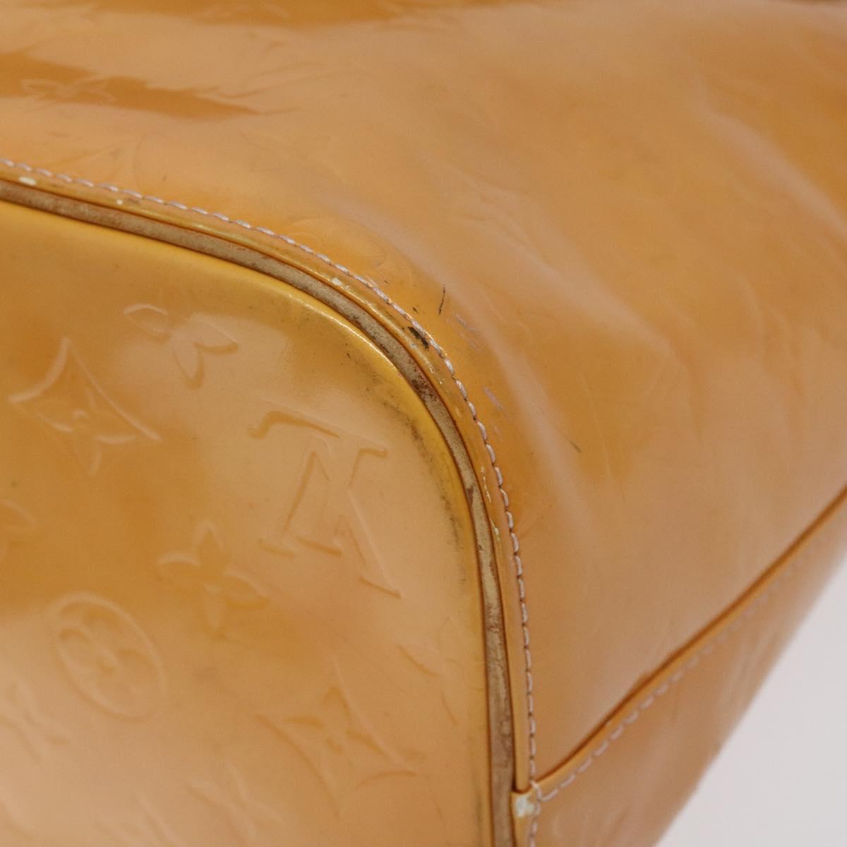 LOUIS VUITTON Monogram Vernis Houston Bag Marshmallow Pink M91302 LV Auth th6013