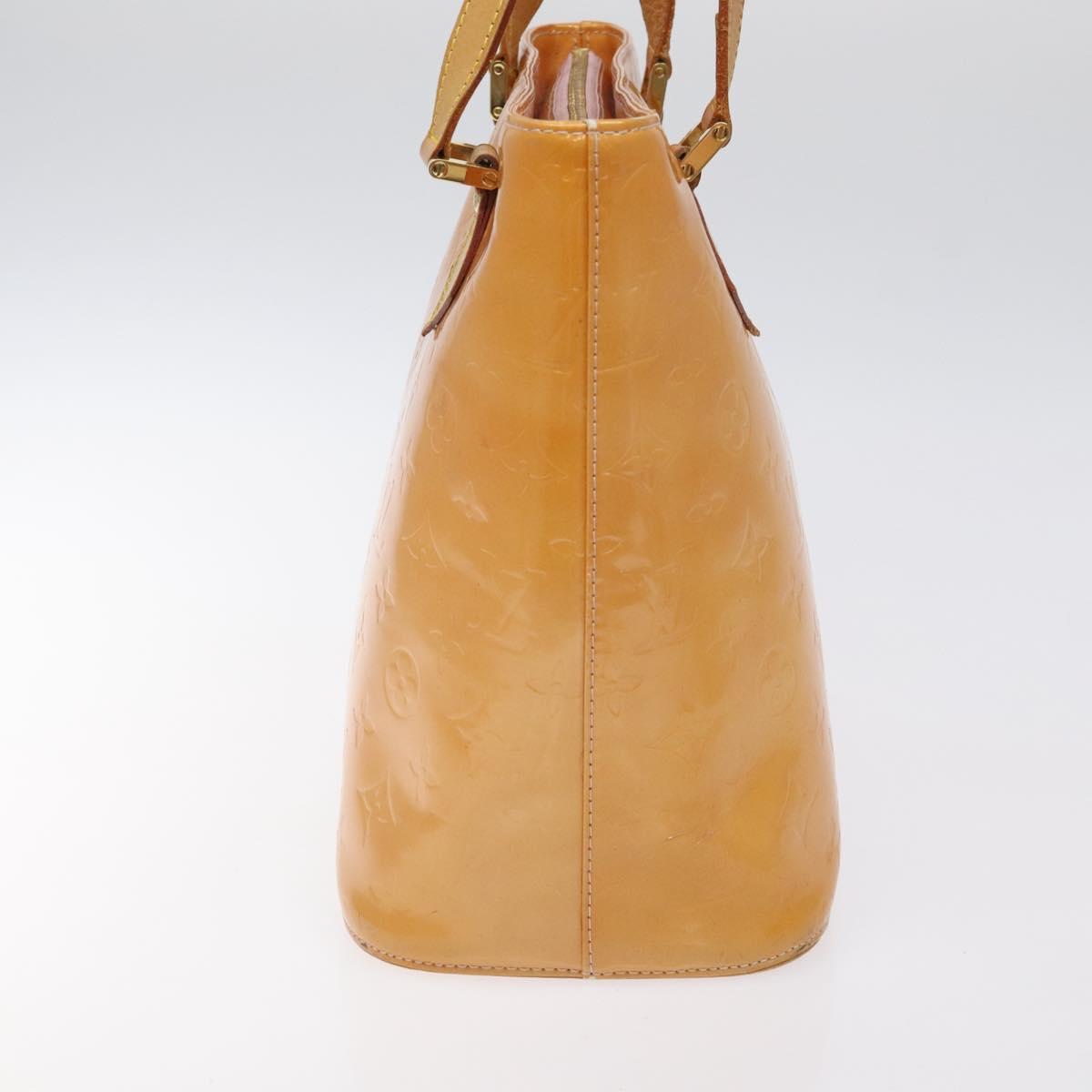 LOUIS VUITTON Monogram Vernis Houston Bag Marshmallow Pink M91302 LV Auth th6013