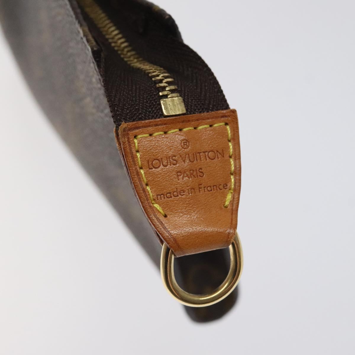 LOUIS VUITTON Monogram Bucket PM Accessory Pouch LV Auth th6014