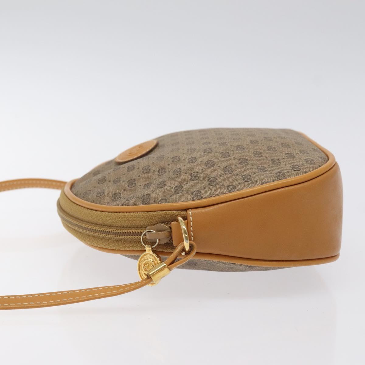 GUCCI Micro GG Supreme Shoulder Bag PVC Beige Gold 007 89 0094 Auth th6021