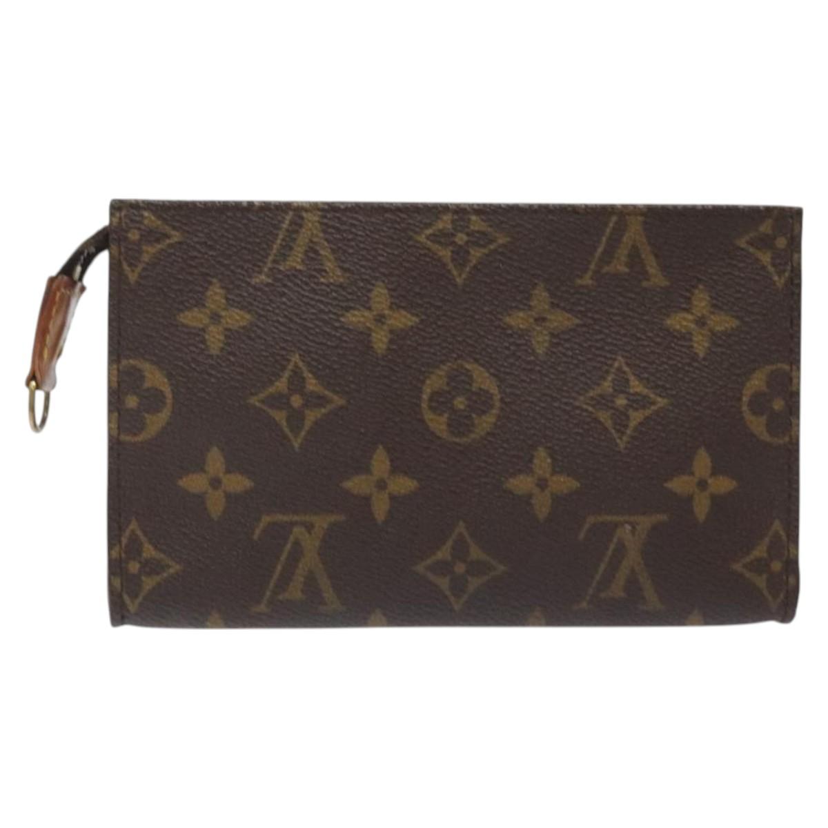 LOUIS VUITTON Monogram Bucket PM Accessory Pouch LV Auth th6029