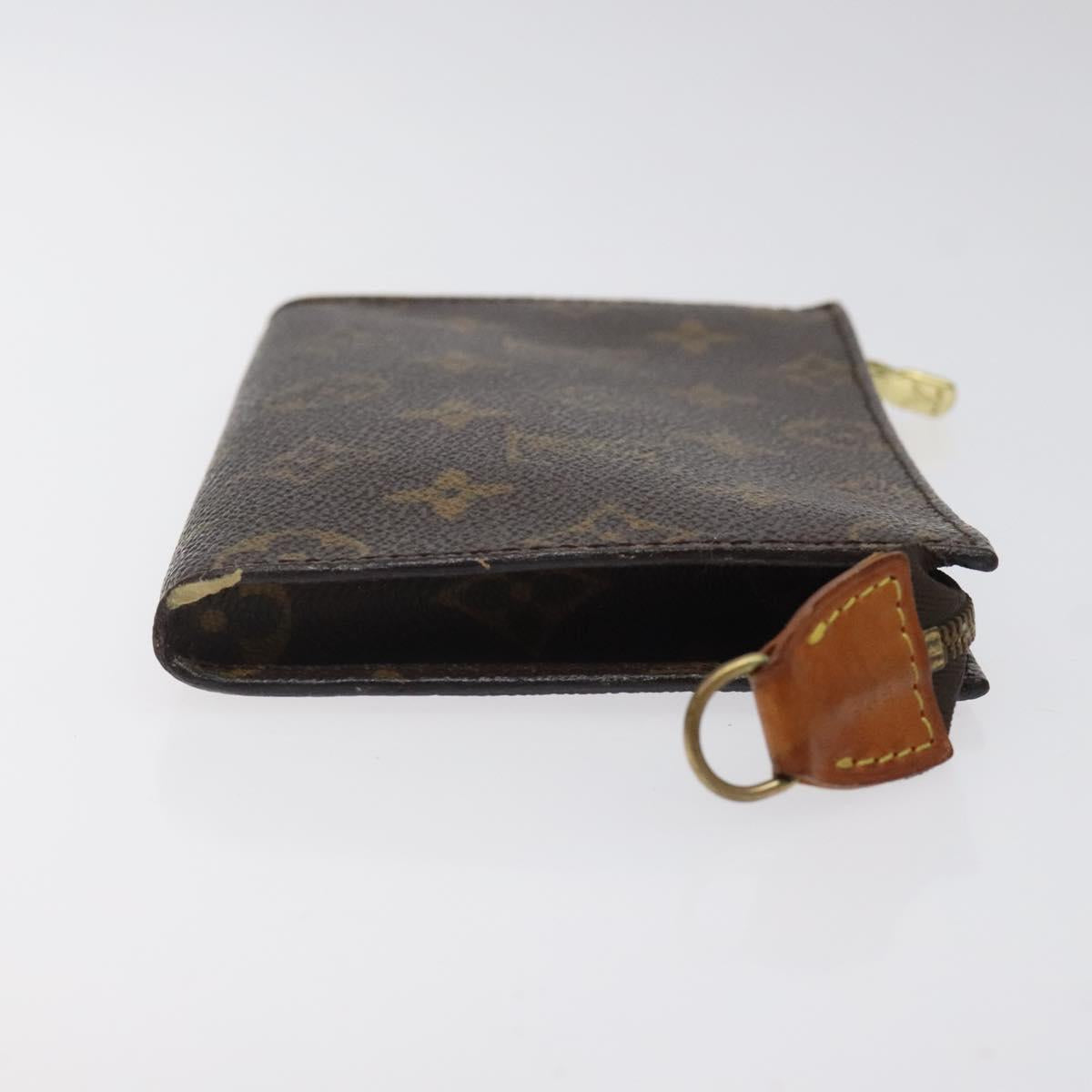 LOUIS VUITTON Monogram Bucket PM Accessory Pouch LV Auth th6029