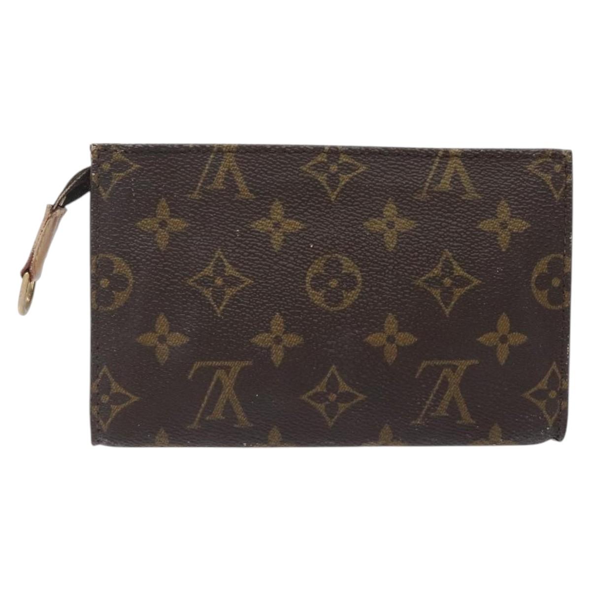 LOUIS VUITTON Monogram Bucket PM Accessory Pouch LV Auth th6036