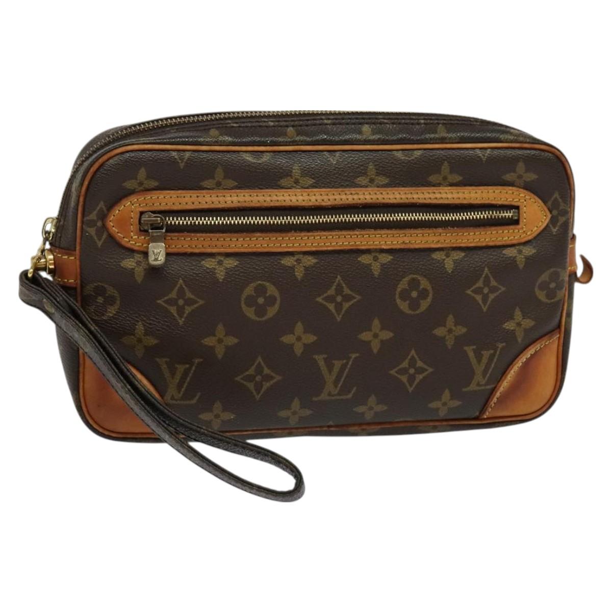 LOUIS VUITTON Monogram Marly Dragonne GM Clutch Bag M51825 LV Auth th6046