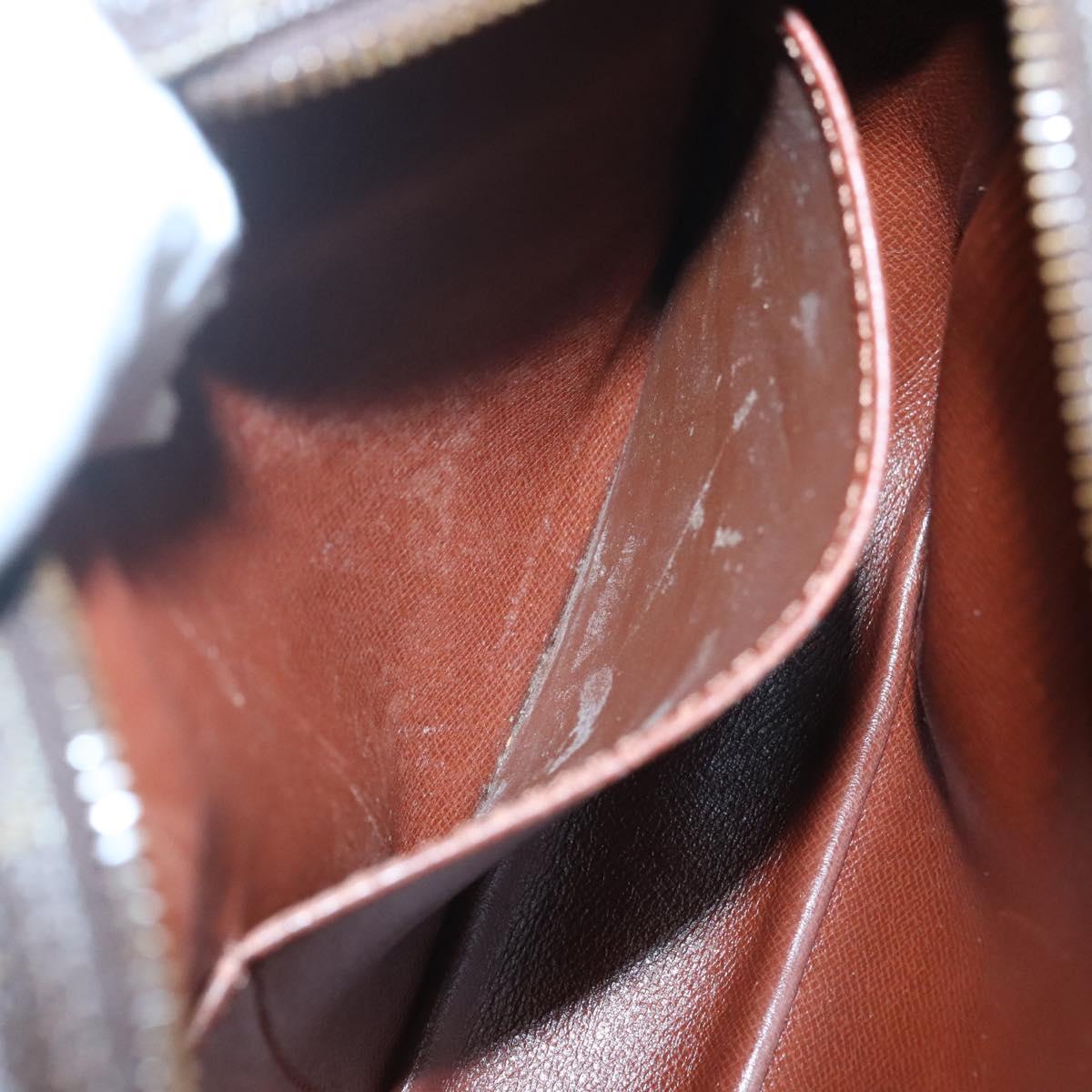 LOUIS VUITTON Monogram Compiegne 28 Clutch Bag M51845 LV Auth th6047