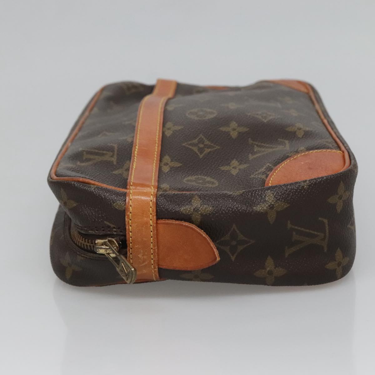 LOUIS VUITTON Monogram Compiegne 28 Clutch Bag M51845 LV Auth th6047