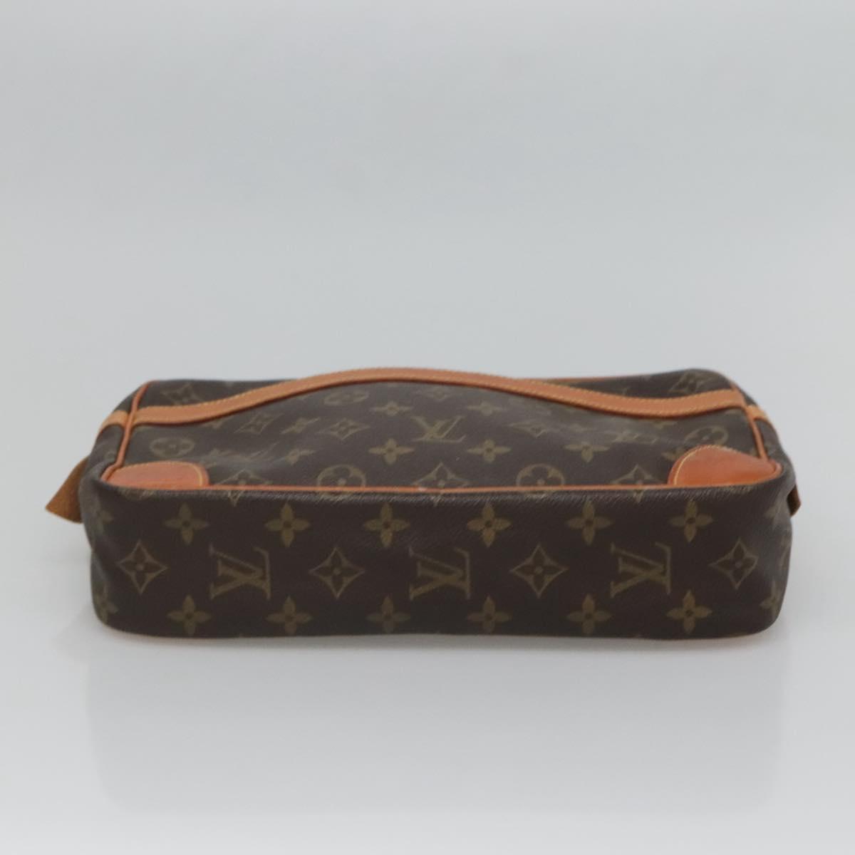 LOUIS VUITTON Monogram Compiegne 28 Clutch Bag M51845 LV Auth th6047