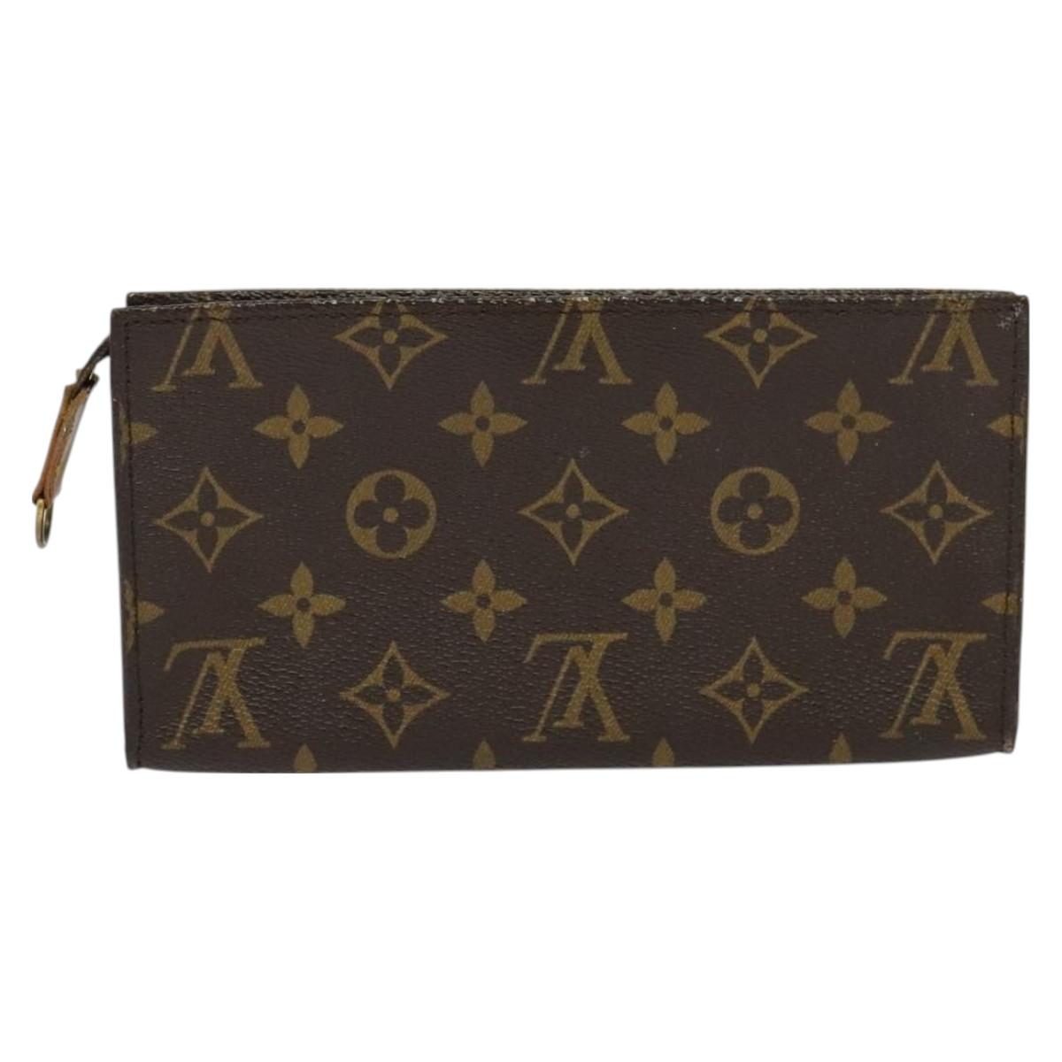 LOUIS VUITTON Monogram Bucket GM Accessory Pouch LV Auth th6063