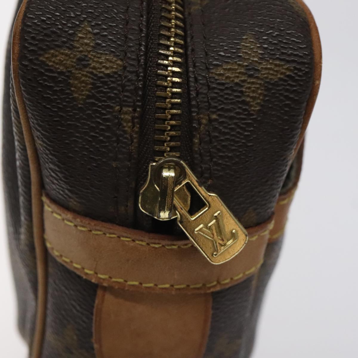 LOUIS VUITTON Monogram Compiegne 28 Clutch Bag M51845 LV Auth th6070