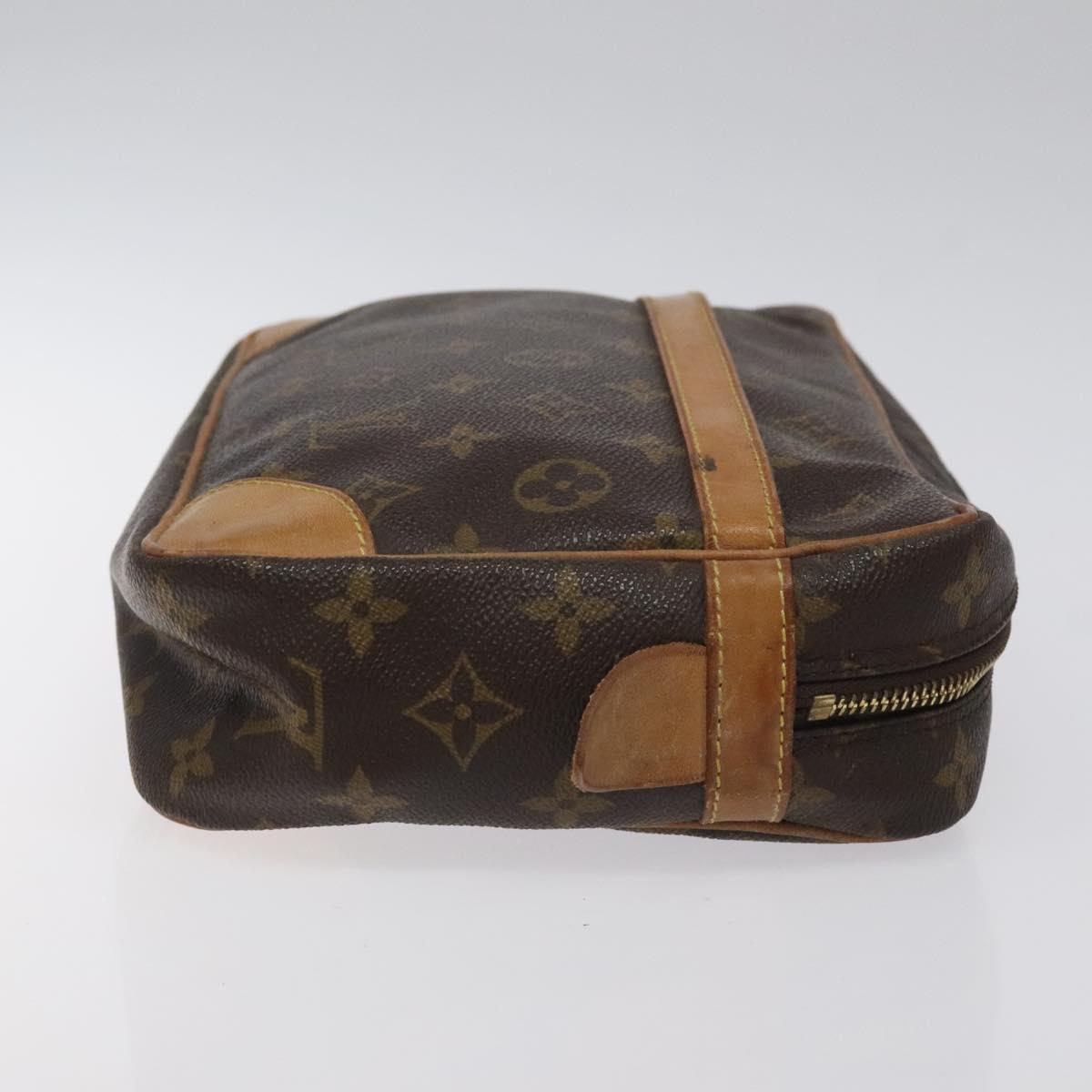 LOUIS VUITTON Monogram Compiegne 28 Clutch Bag M51845 LV Auth th6070