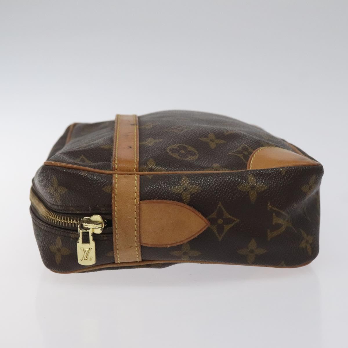 LOUIS VUITTON Monogram Compiegne 28 Clutch Bag M51845 LV Auth th6070