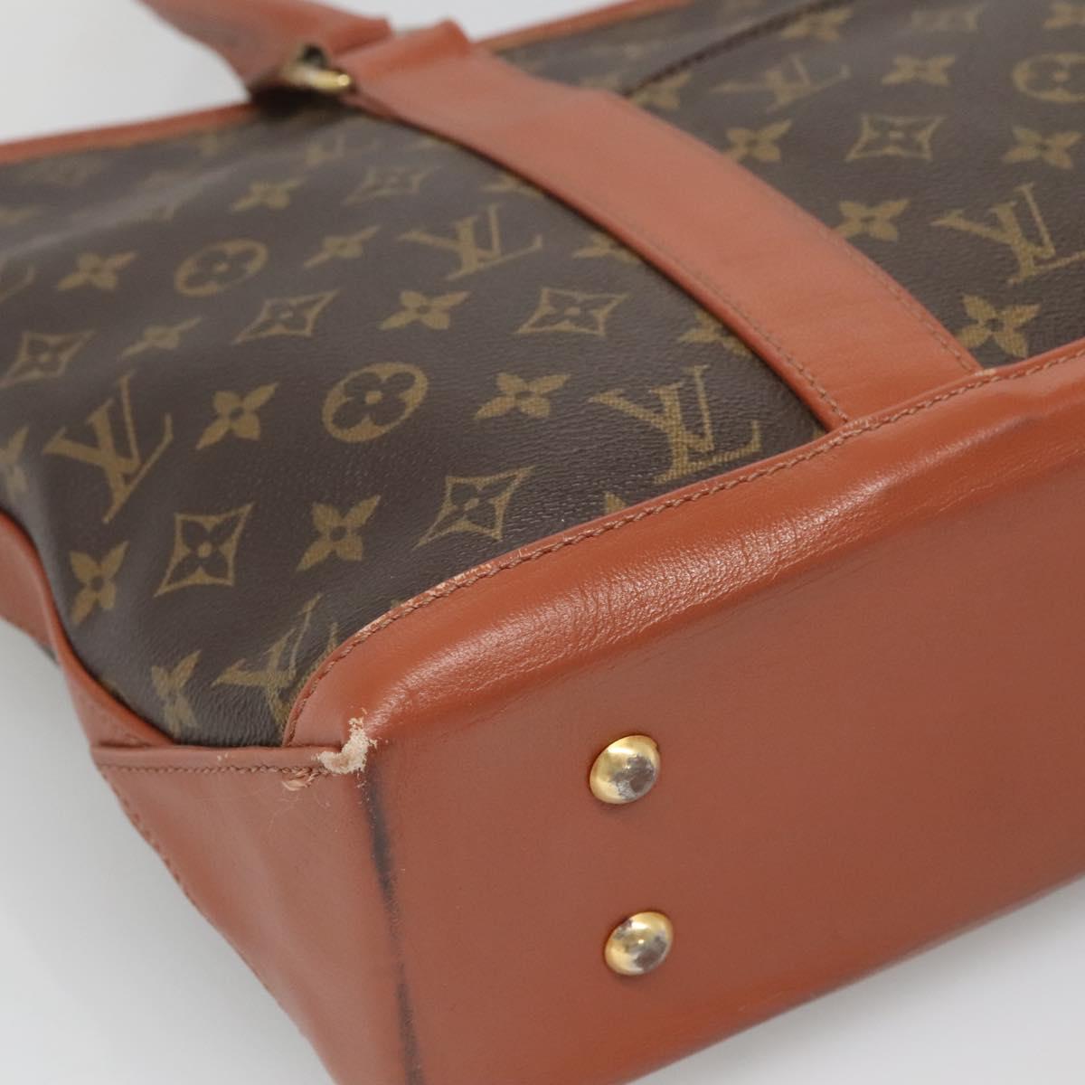 LOUIS VUITTON Monogram Sac Weekend PM Hand Bag M42425 LV Auth th6076