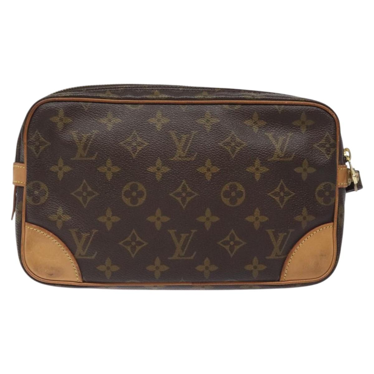 LOUIS VUITTON Monogram Marly Dragonne GM Clutch Bag M51825 LV Auth th6077