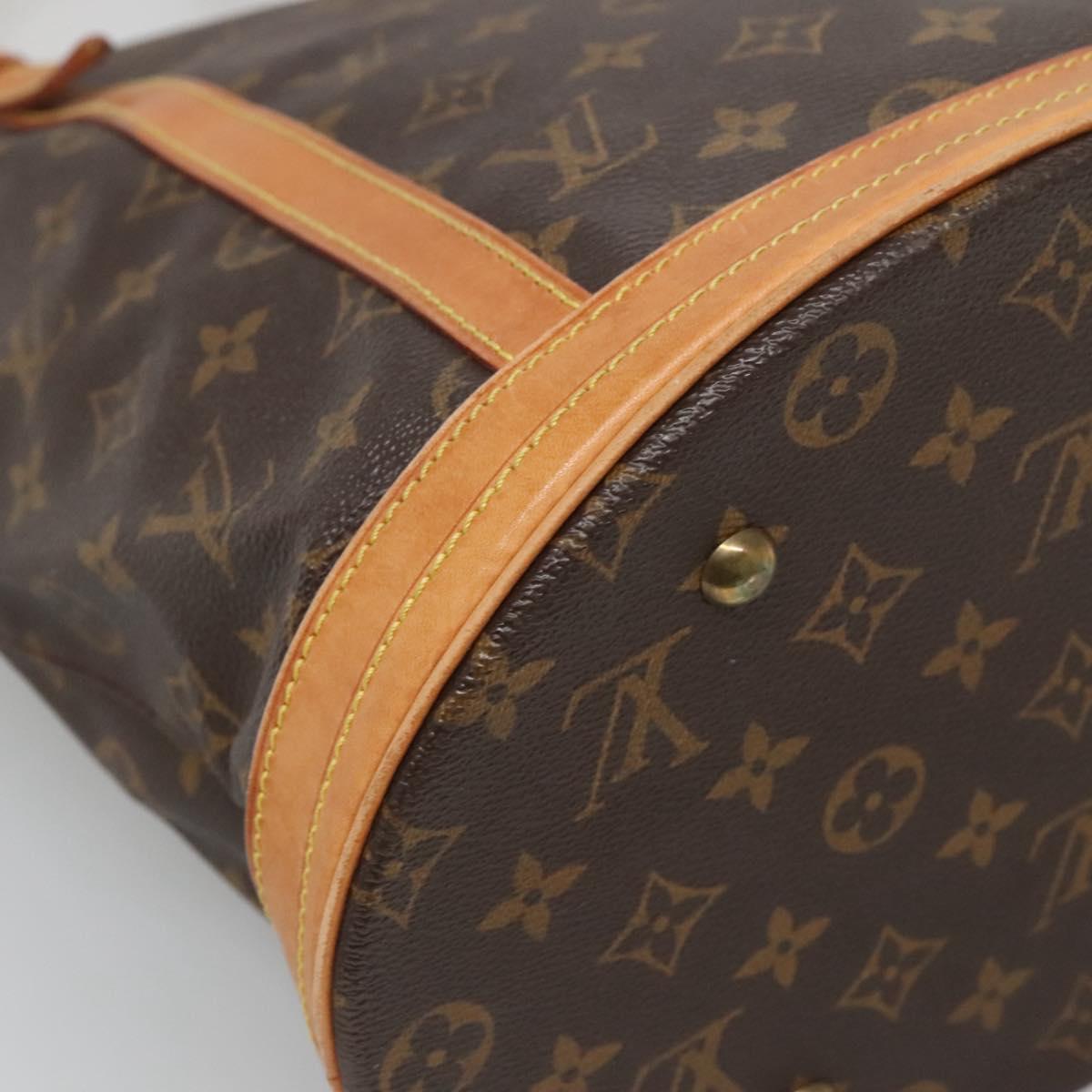 LOUIS VUITTON Monogram Bucket GM Shoulder Bag M42236 LV Auth th6093