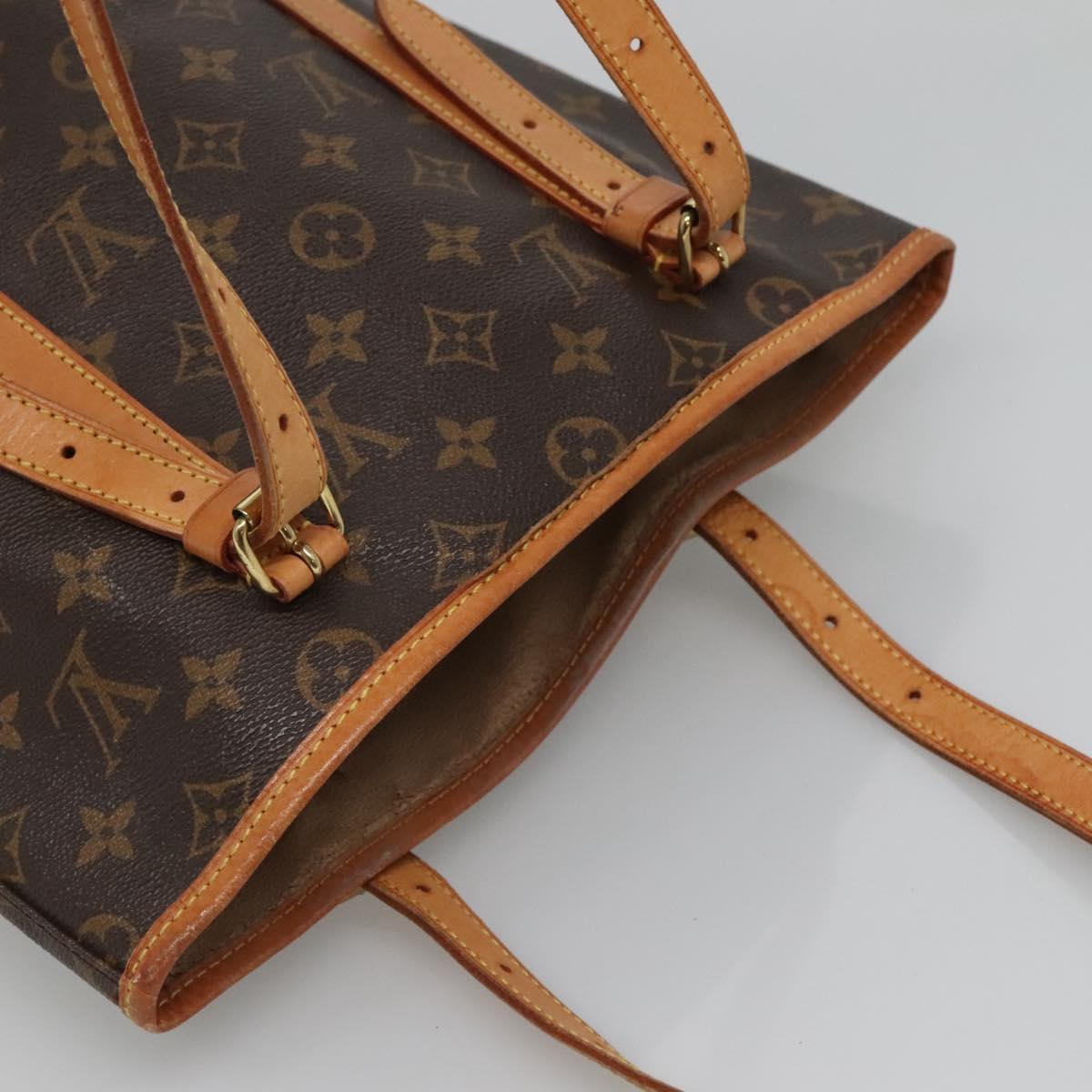 LOUIS VUITTON Monogram Bucket GM Shoulder Bag M42236 LV Auth th6093