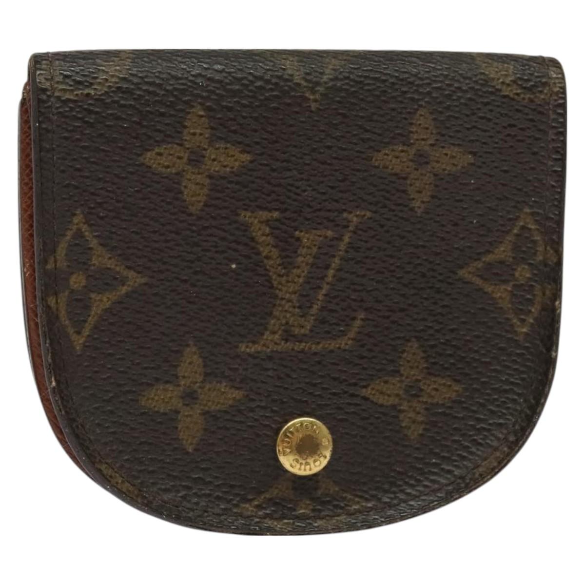 LOUIS VUITTON Monogram Porte Monnaie Guze Coin Purse M61970 LV Auth th6100