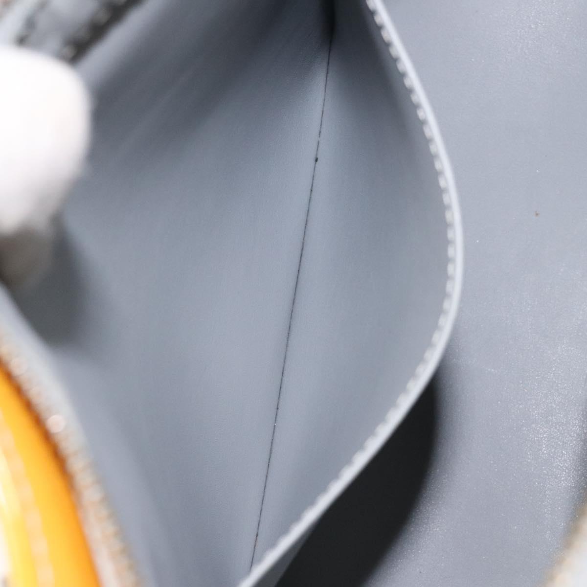 LOUIS VUITTON Monogram Vernis Houston Hand Bag Gris M91053 LV Auth th6122