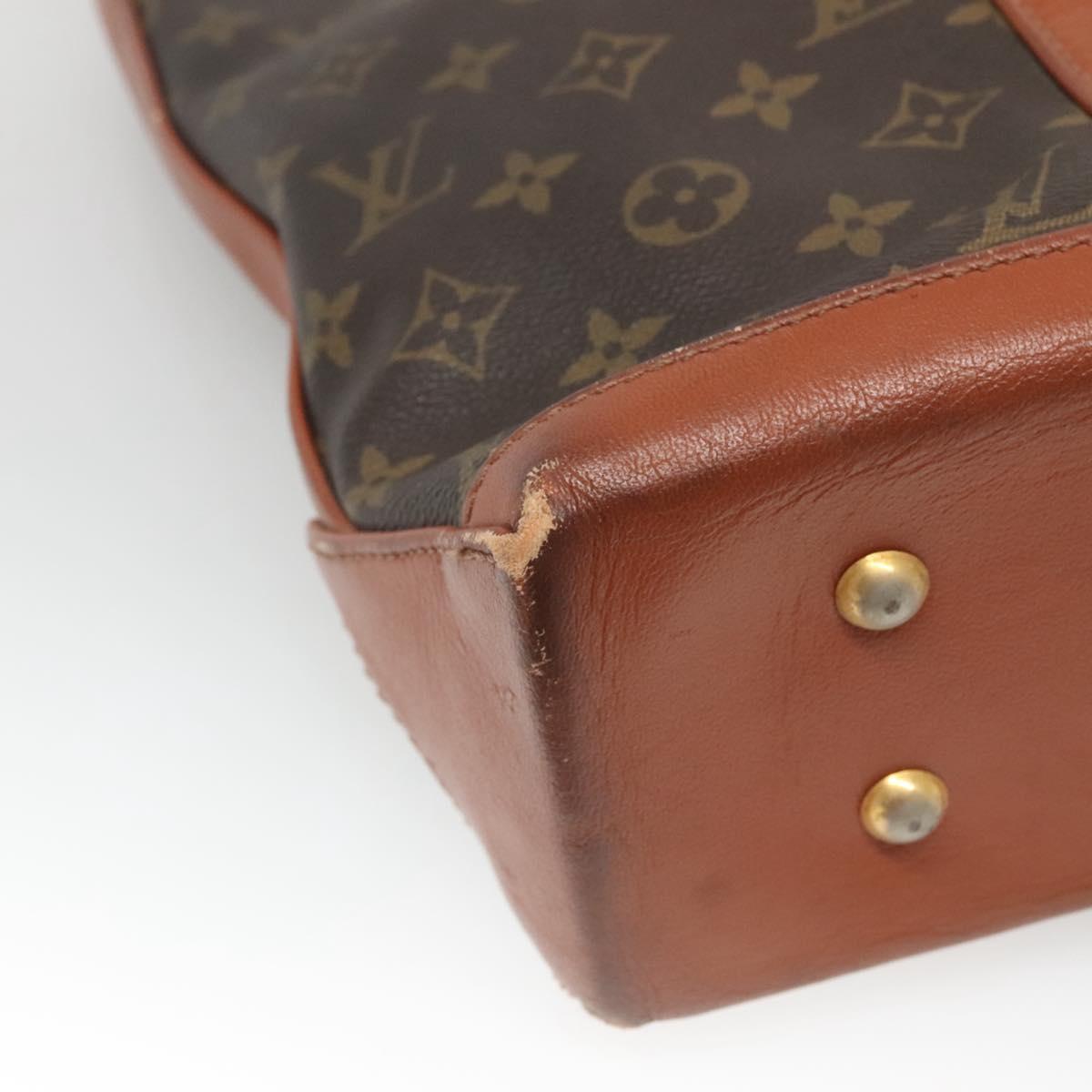 LOUIS VUITTON Monogram Sac Weekend PM Hand Bag M42425 LV Auth th6126