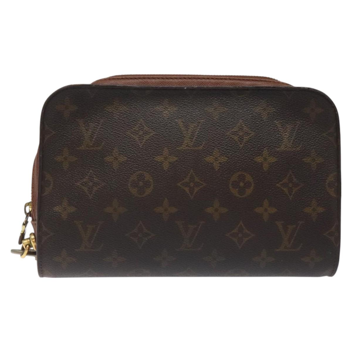 LOUIS VUITTON Monogram Orsay Clutch Bag M51790 LV Auth th6129