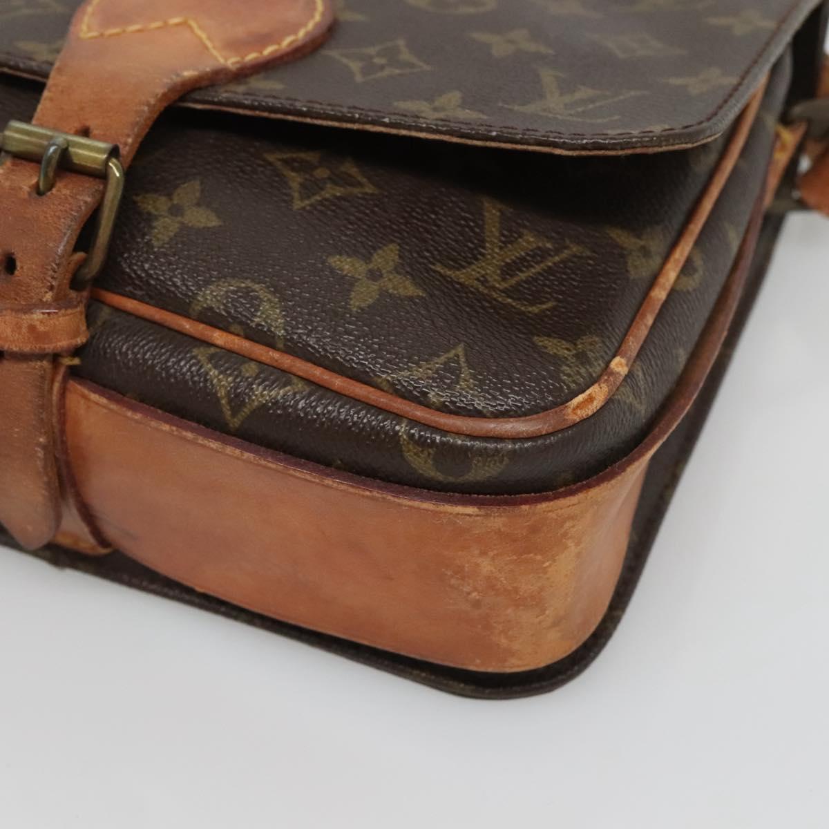 LOUIS VUITTON Monogram Cartouchiere MM Shoulder Bag M51253 LV Auth th6130