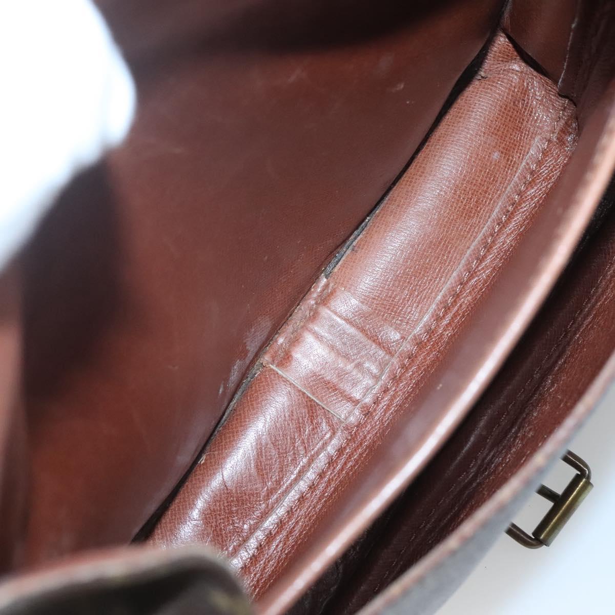 LOUIS VUITTON Monogram Cartouchiere MM Shoulder Bag M51253 LV Auth th6130