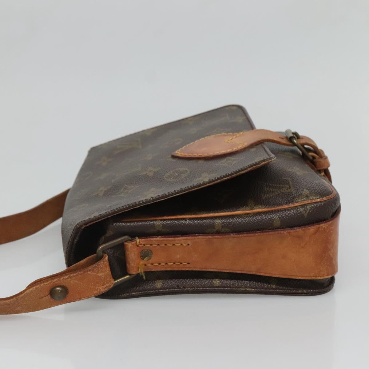 LOUIS VUITTON Monogram Cartouchiere MM Shoulder Bag M51253 LV Auth th6130