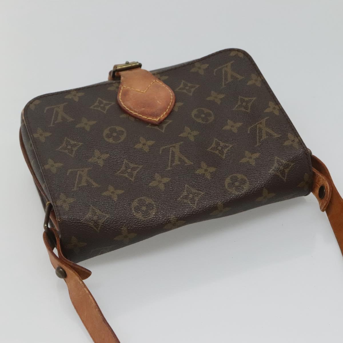LOUIS VUITTON Monogram Cartouchiere MM Shoulder Bag M51253 LV Auth th6130