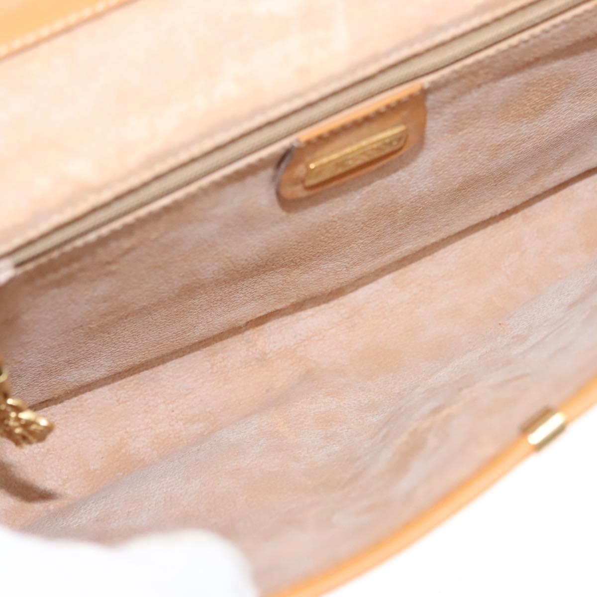 GUCCI Micro GG Supreme Shoulder Bag PVC Beige Gold 004 112 0264 Auth th6145