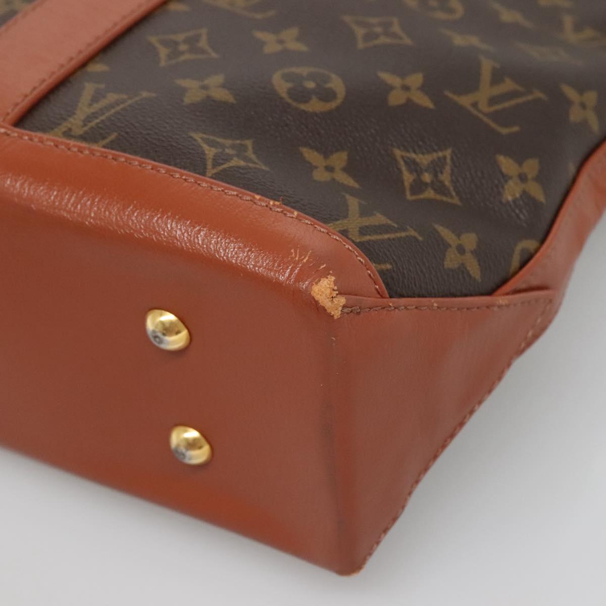 LOUIS VUITTON Monogram Sac Weekend PM Hand Bag M42425 LV Auth th6157