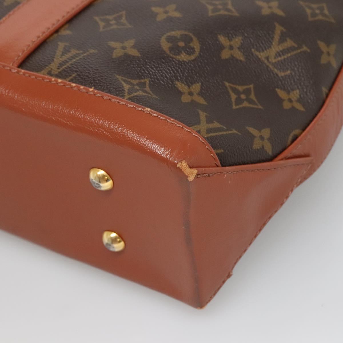 LOUIS VUITTON Monogram Sac Weekend PM Hand Bag M42425 LV Auth th6157