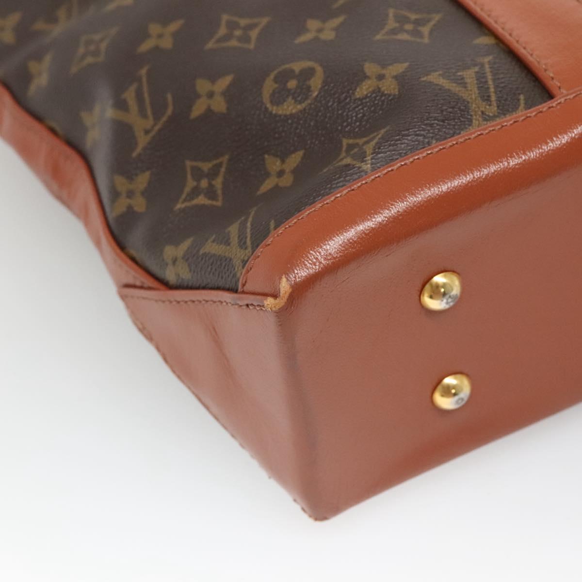 LOUIS VUITTON Monogram Sac Weekend PM Hand Bag M42425 LV Auth th6157