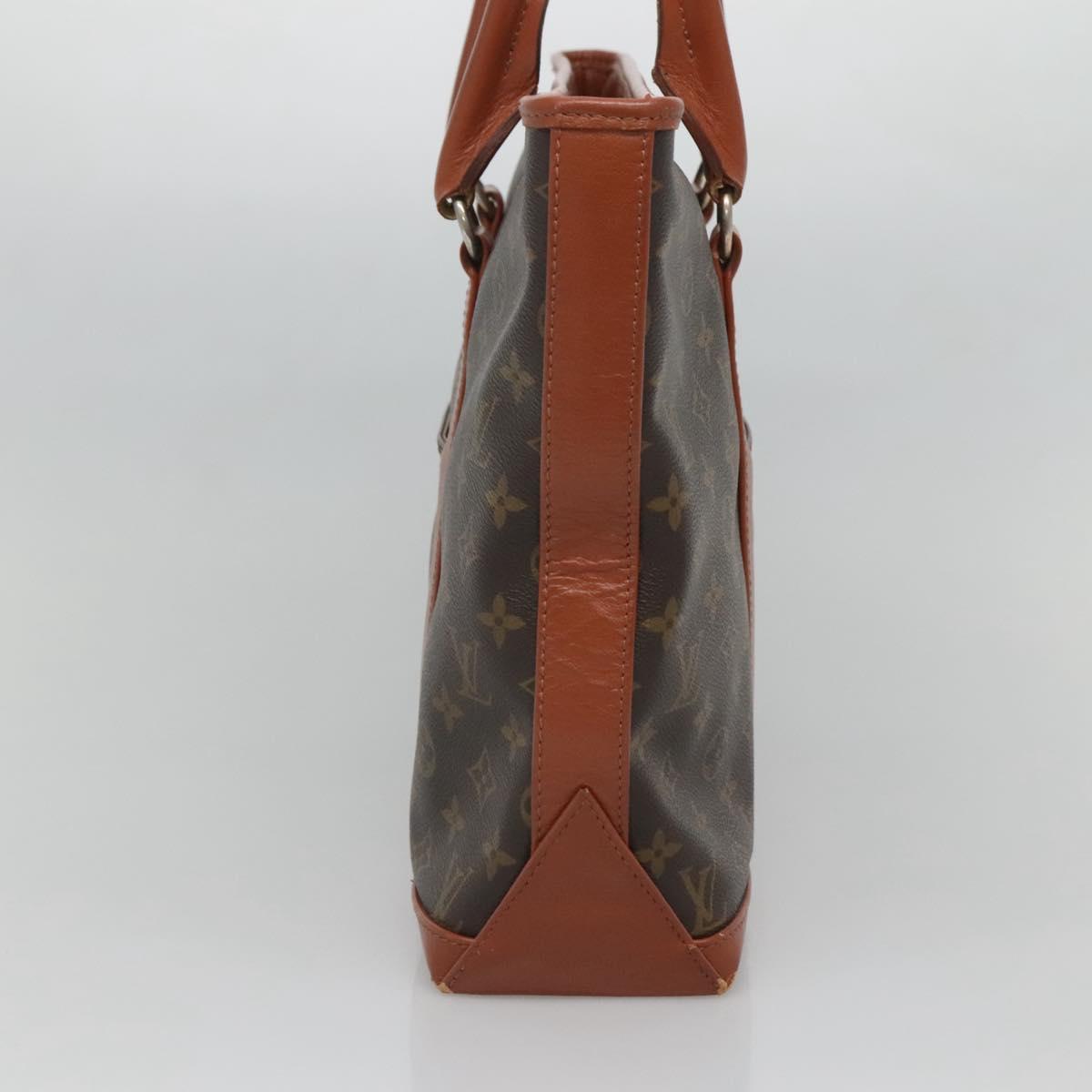 LOUIS VUITTON Monogram Sac Weekend PM Hand Bag M42425 LV Auth th6157