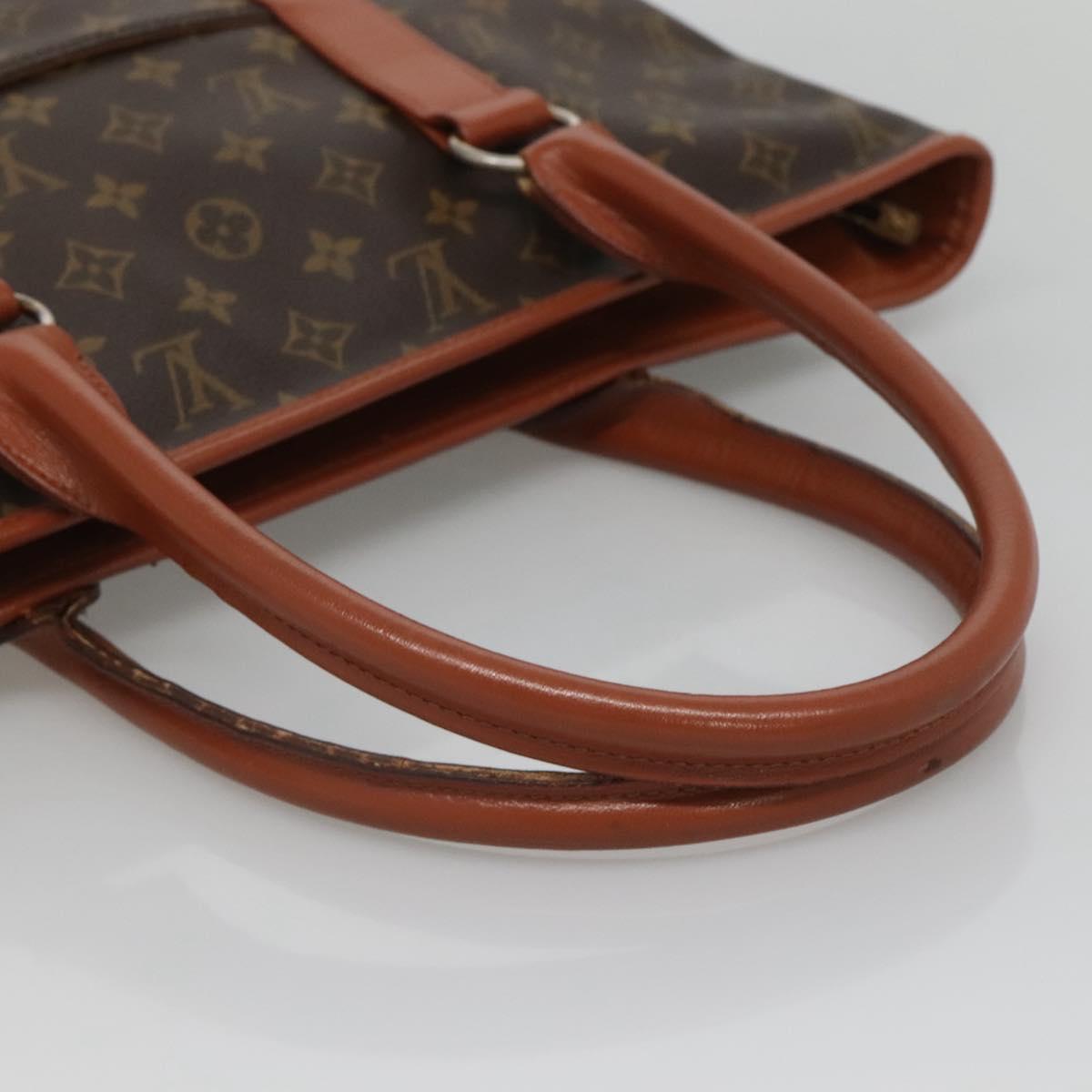 LOUIS VUITTON Monogram Sac Weekend PM Hand Bag M42425 LV Auth th6157