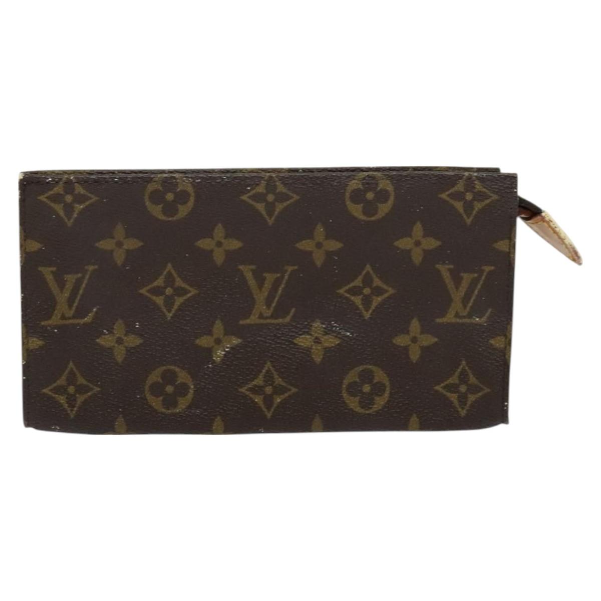 LOUIS VUITTON Monogram Bucket GM Accessory Pouch Vintage LV Auth th6161
