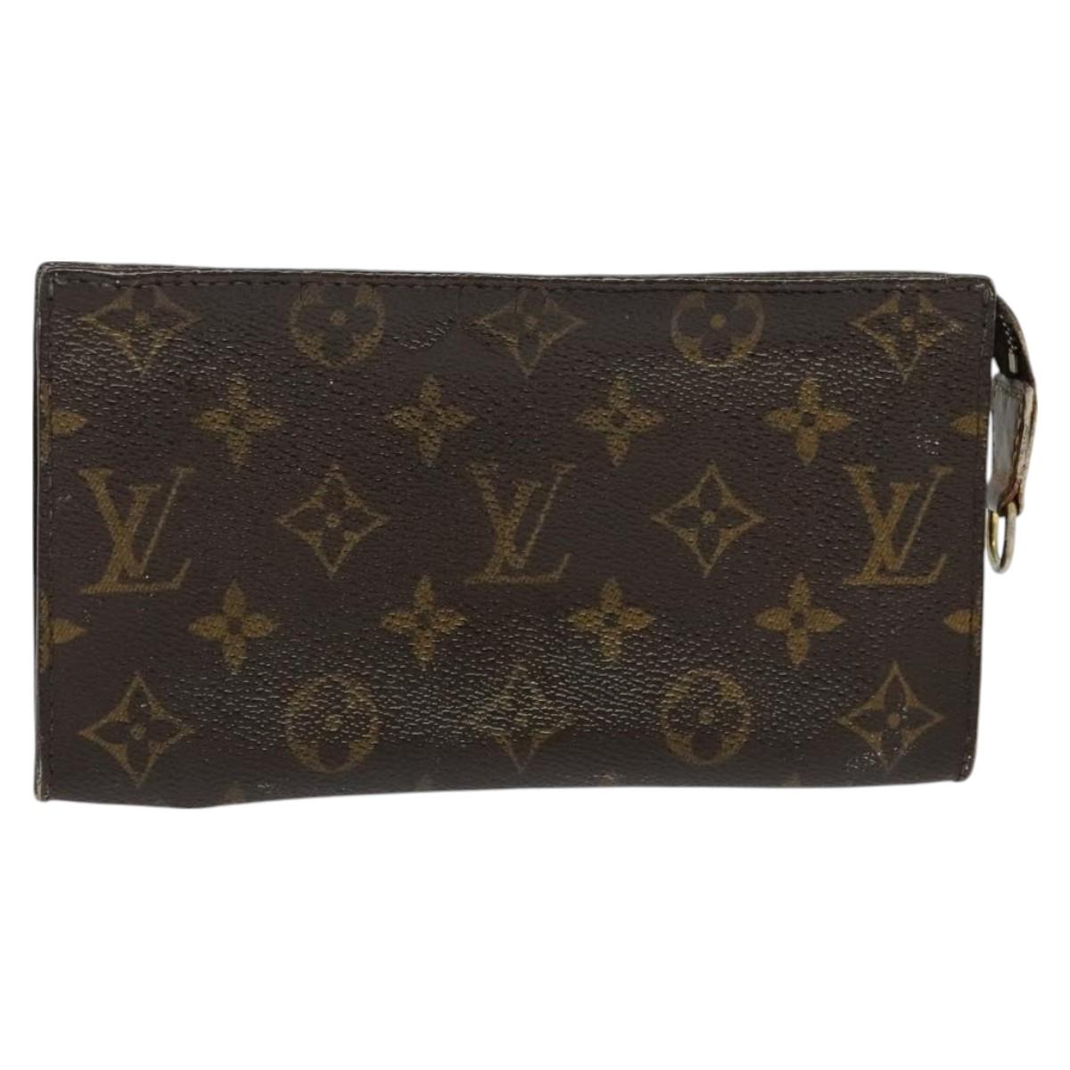 LOUIS VUITTON Monogram Bucket GM Accessory Pouch LV Auth th6163