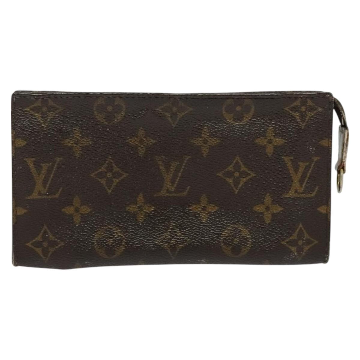 LOUIS VUITTON Monogram Bucket GM Accessory Pouch LV Auth th6163