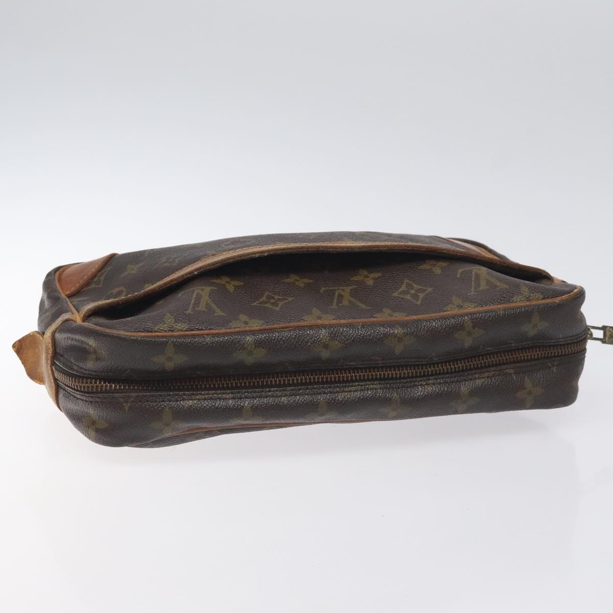 LOUIS VUITTON Monogram Compiegne 28 Clutch Bag M51845 LV Auth th6166