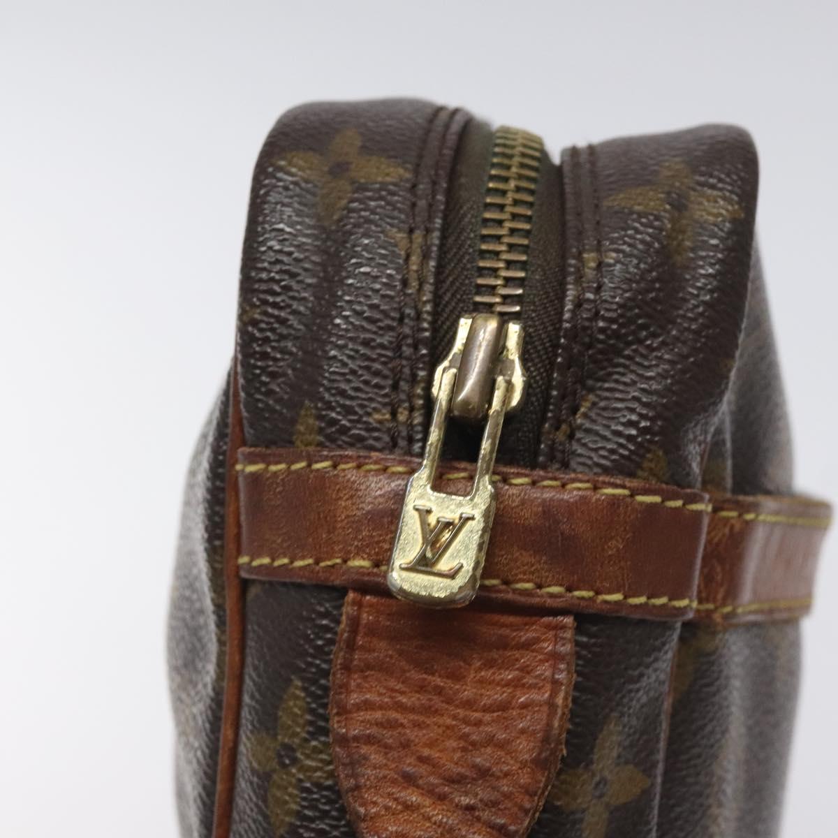 LOUIS VUITTON Monogram Compiegne 28 Clutch Bag M51845 LV Auth th6171
