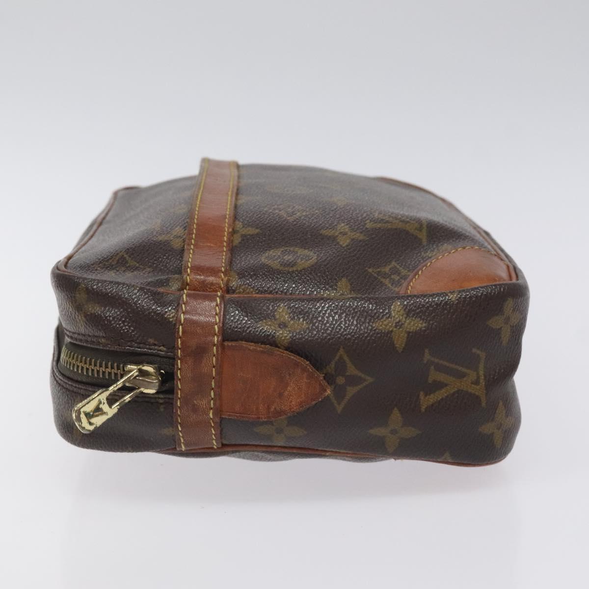LOUIS VUITTON Monogram Compiegne 28 Clutch Bag M51845 LV Auth th6171