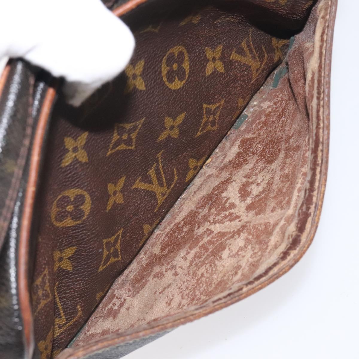 LOUIS VUITTON Monogram Compiegne 23 Clutch Bag M51847 LV Auth th6179