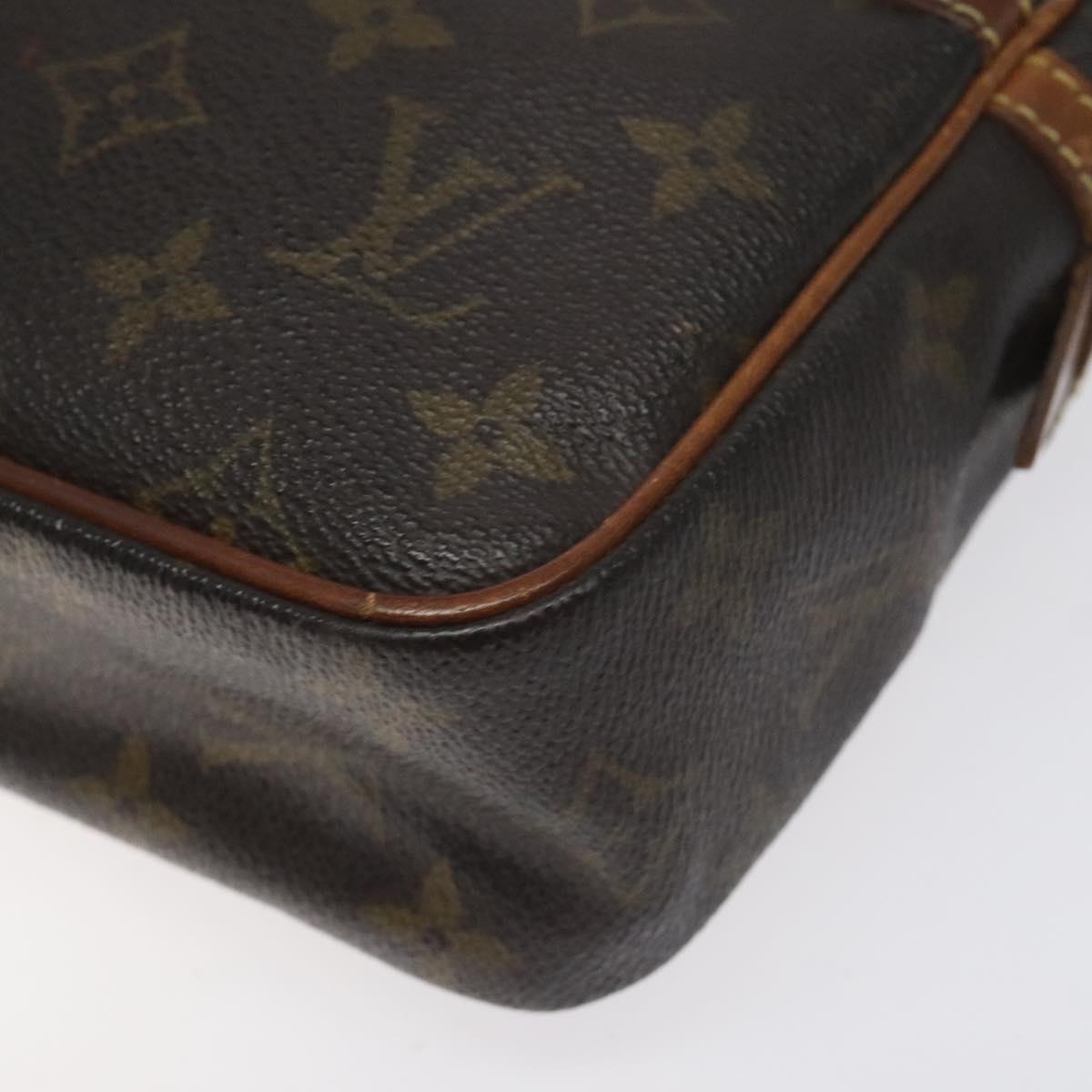 LOUIS VUITTON Monogram Compiegne 23 Clutch Bag M51847 LV Auth th6179