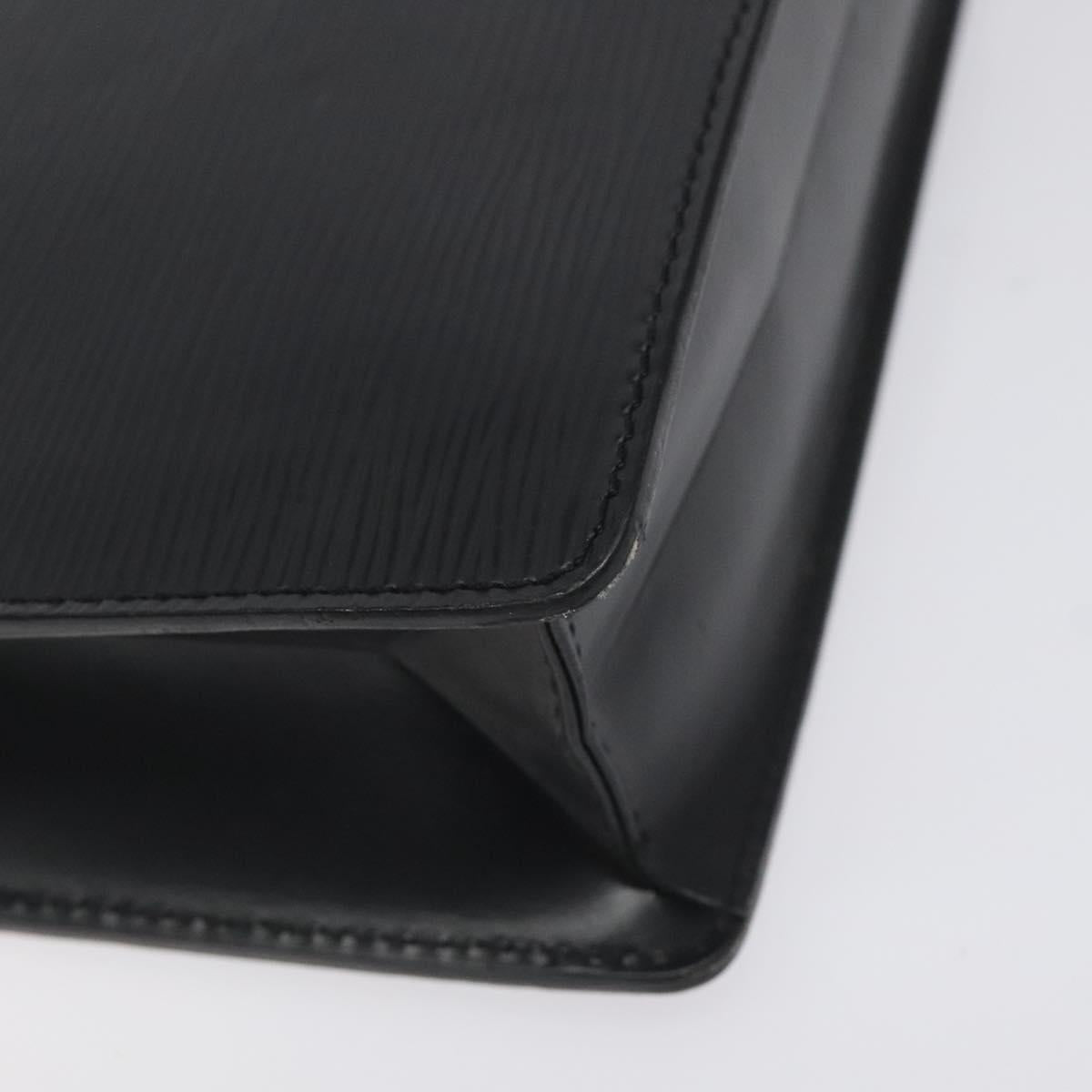 LOUIS VUITTON Epi Pochette Homme Clutch Bag Black Noir M52522 LV Auth th6189