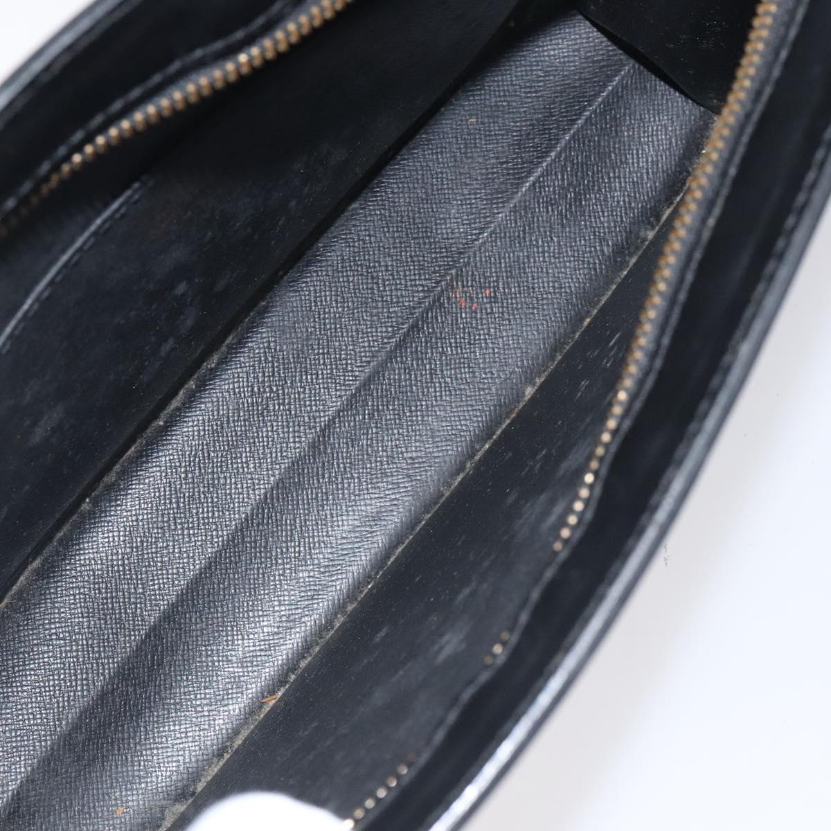 LOUIS VUITTON Epi Pochette Homme Clutch Bag Black Noir M52522 LV Auth th6189