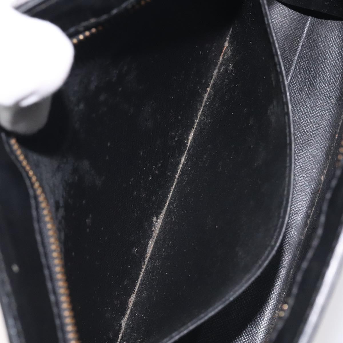 LOUIS VUITTON Epi Pochette Homme Clutch Bag Black Noir M52522 LV Auth th6189