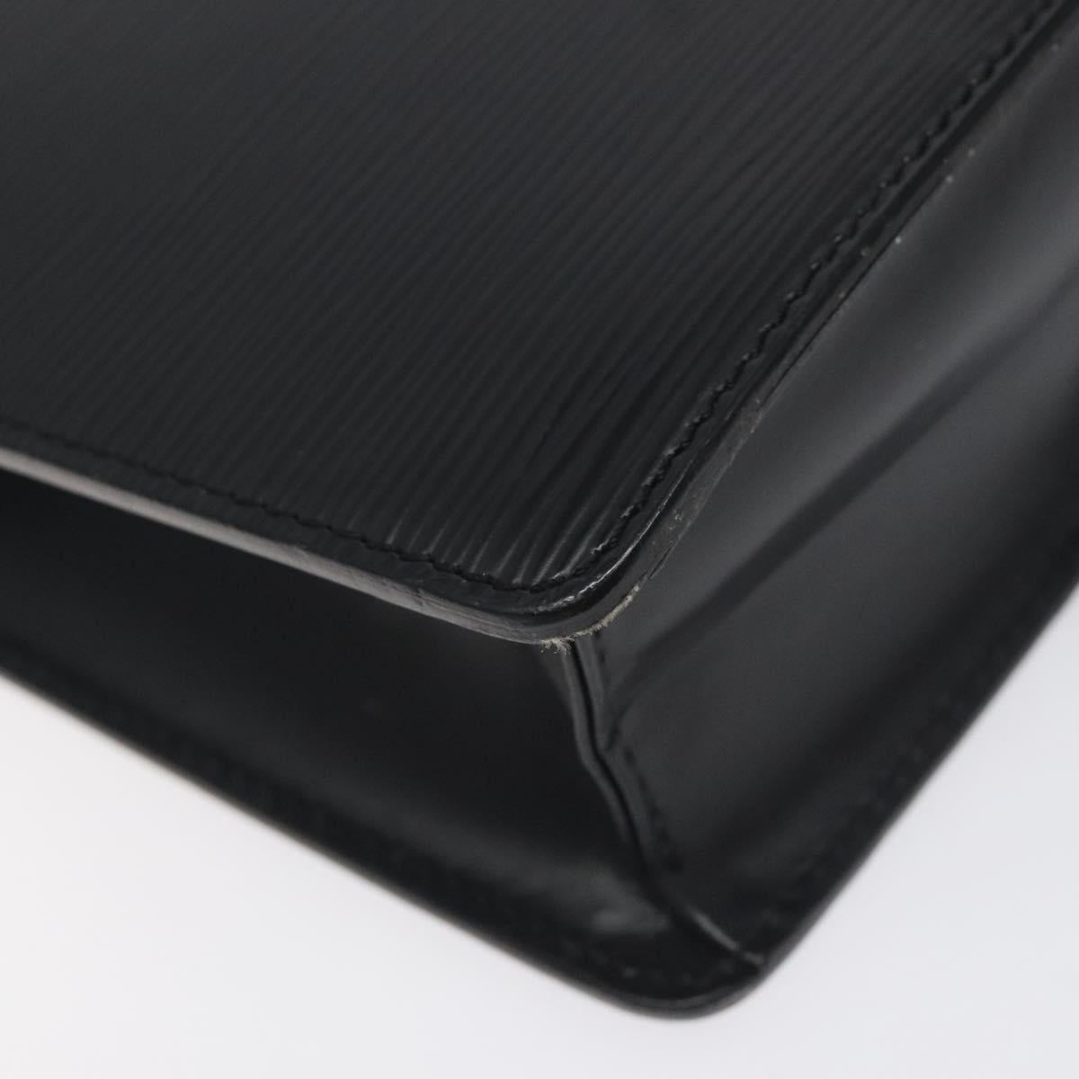 LOUIS VUITTON Epi Pochette Homme Clutch Bag Black Noir M52522 LV Auth th6189