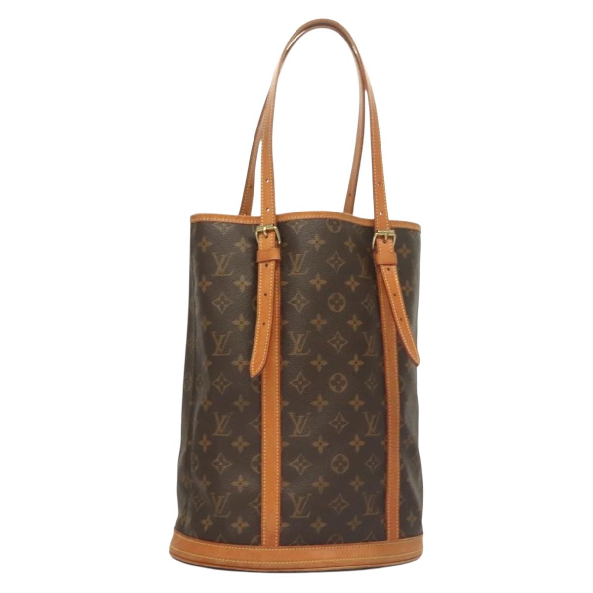 LOUIS VUITTON Monogram Bucket GM Shoulder Bag M42236 LV Auth th6192