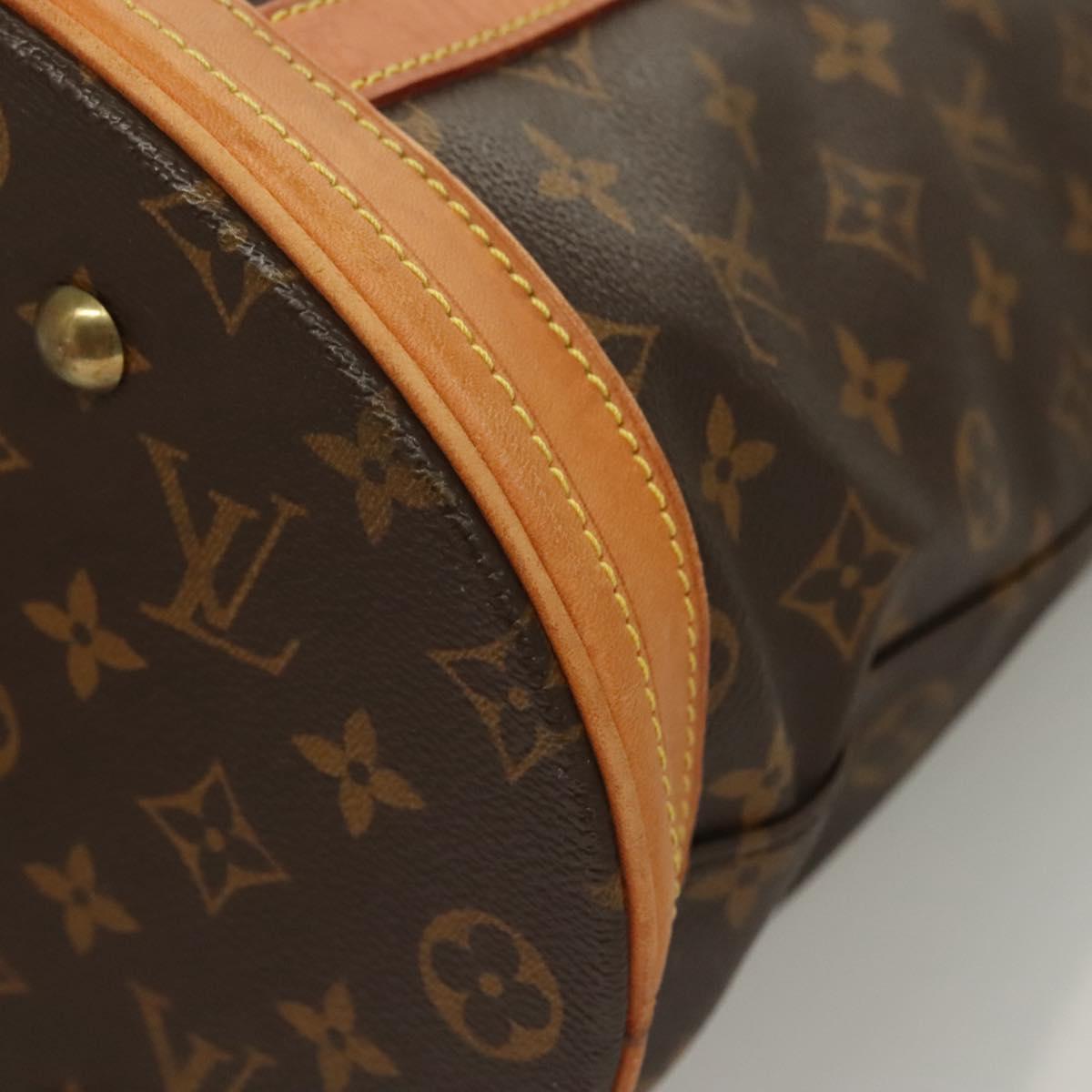LOUIS VUITTON Monogram Bucket GM Shoulder Bag M42236 LV Auth th6192