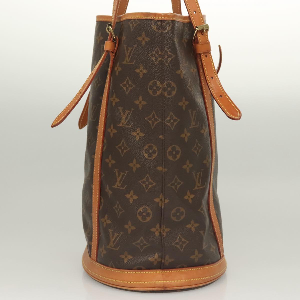 LOUIS VUITTON Monogram Bucket GM Shoulder Bag M42236 LV Auth th6192